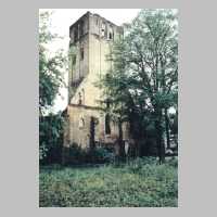 111-1211 Die Wehlauer Kirchruine im Jahre 1992 .JPG